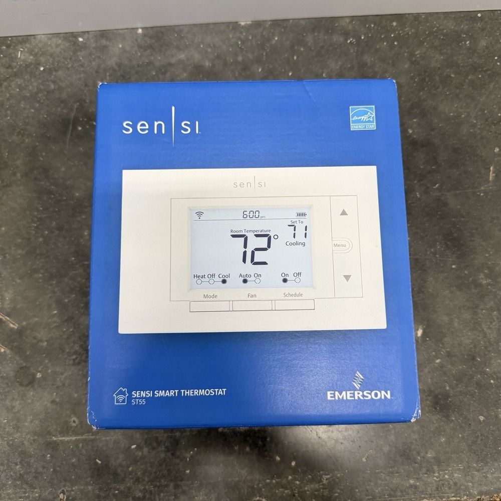 Sensi ST55U Smart WiFi Programmable Thermostat Alexa Google Energy Star